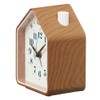 Seiko Clock PYXIS NR453B Alarm Clock Analog Brown Wood Grain