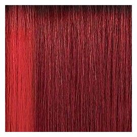 Outre Human Hair Blend Glueless HD 5X5 Lace Closure Wig HHB-Natural Yaki 22" - Color: DRFF2/RBRS