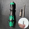 2 Pcs Screwdriver Adapter, 1/4 to 4mm Insert Bit Adapter,