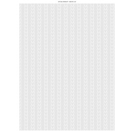 Windowpix 18 x 24 White Geographical Rope Pattern Frosted Window Film Privacy Static Cling Film UV Filtering Energy Saving