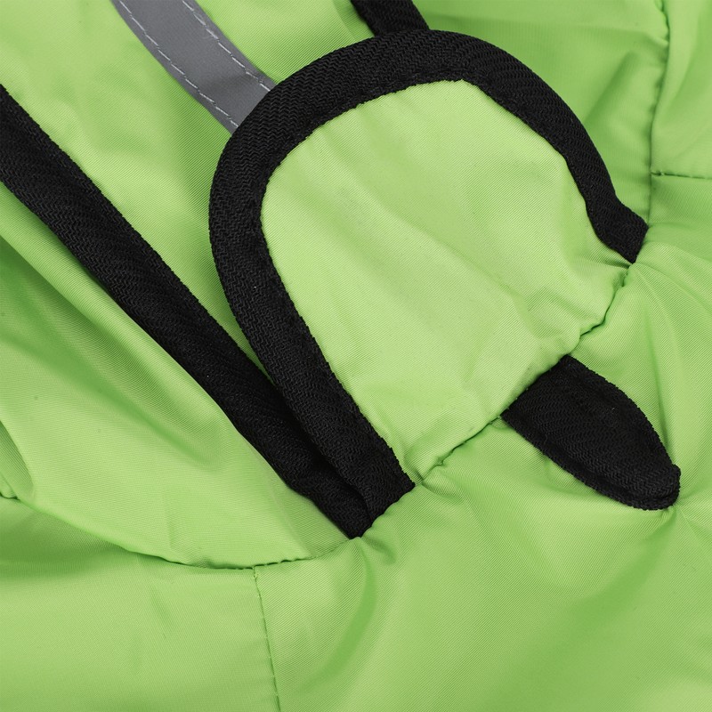 Dog Raincoat Polyester Pet Rain Cape Jacket Reflective Stripe Waterproof