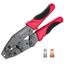 Plustool Crimping Tool for Spark Plug Ignition Wire, 8.5mm Ratchet Spark Plug Wire Crimper - Crimping Pliers - Electrical Terminal Crimping Tool