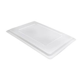 Soro Essentials- 18"x 26" Polypropylene Food Storage Box Container Lid White Color- Fits 5, 8.5, 12.5, 17 and 21.5 Gallon Food Storage Stackable Design for Organization for Bar Restaurant