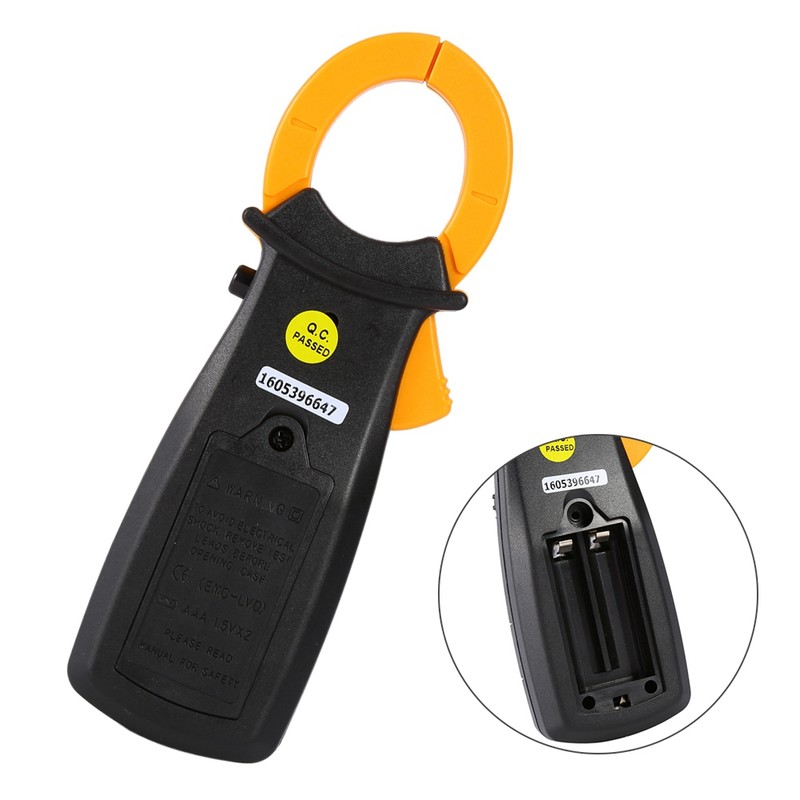 DT-3266L Digital Amper Clamp Meter Multimeter Current Clamp Pincers Voltmeter