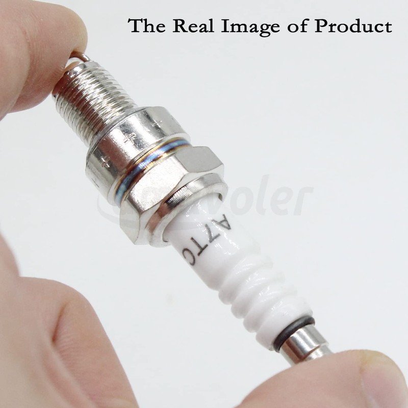 Amavoler A7TC Spark Plug Fit for GY6 50 cc 70cc