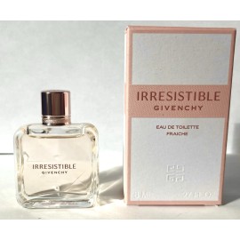 Givenchy Irresistible FRAICHE  Eau De Toilette By Givenchy Mini Bottle 0.27 Fl Oz New