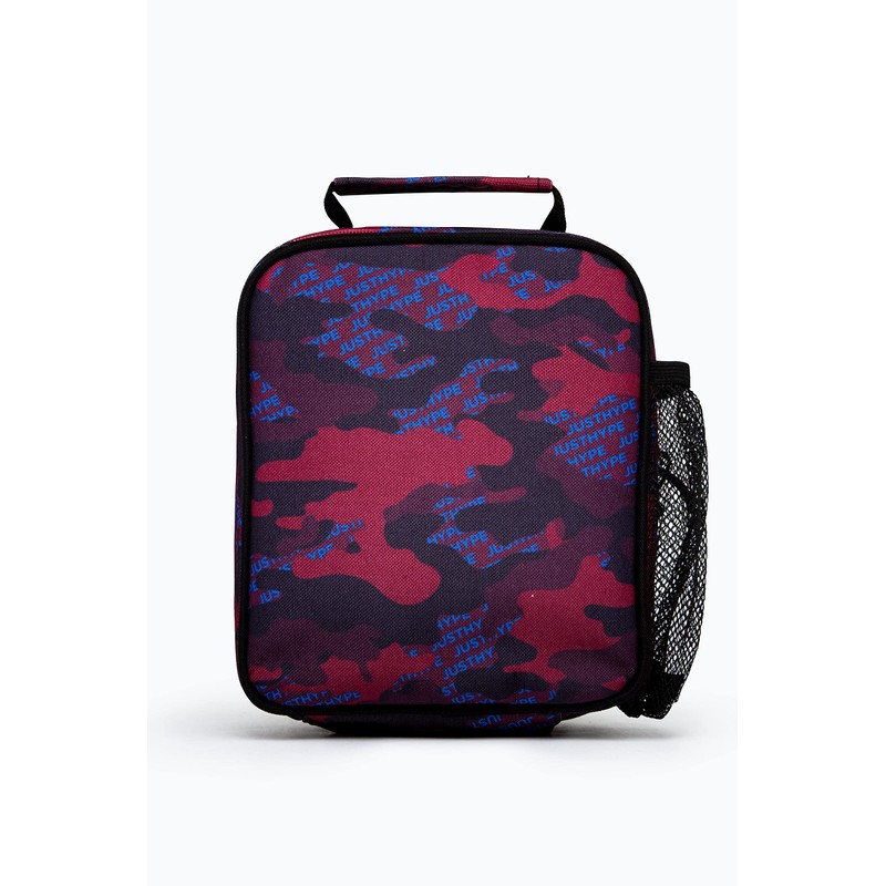 Hype Burgundy & Blue Logo CAMO Lunchbox