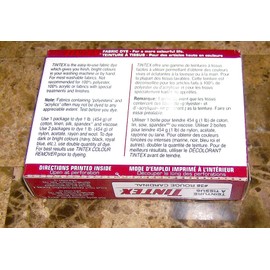 Tintex Brand Scarlet Red Fabric Dye 23