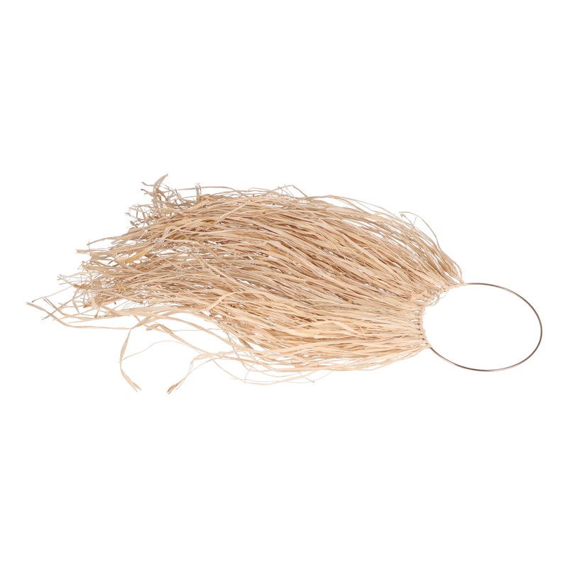 Pastoral Style Raffia Pendant Woven Wall Background Decoration for Home