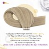 Moresoo Tape-In Extensions Real Hair Blonde 60 cm Hair Extensions