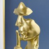 Thinker Statue Vivid Shape Compact Synthetic Resin Attractive Decorative Silence