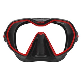 Seac Icona Diving Mask - Black/Red