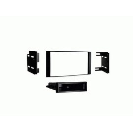 ACV Mounting Frame for Double DIN Car Radio in Nissan Micra, Note, Versa - Matte Black