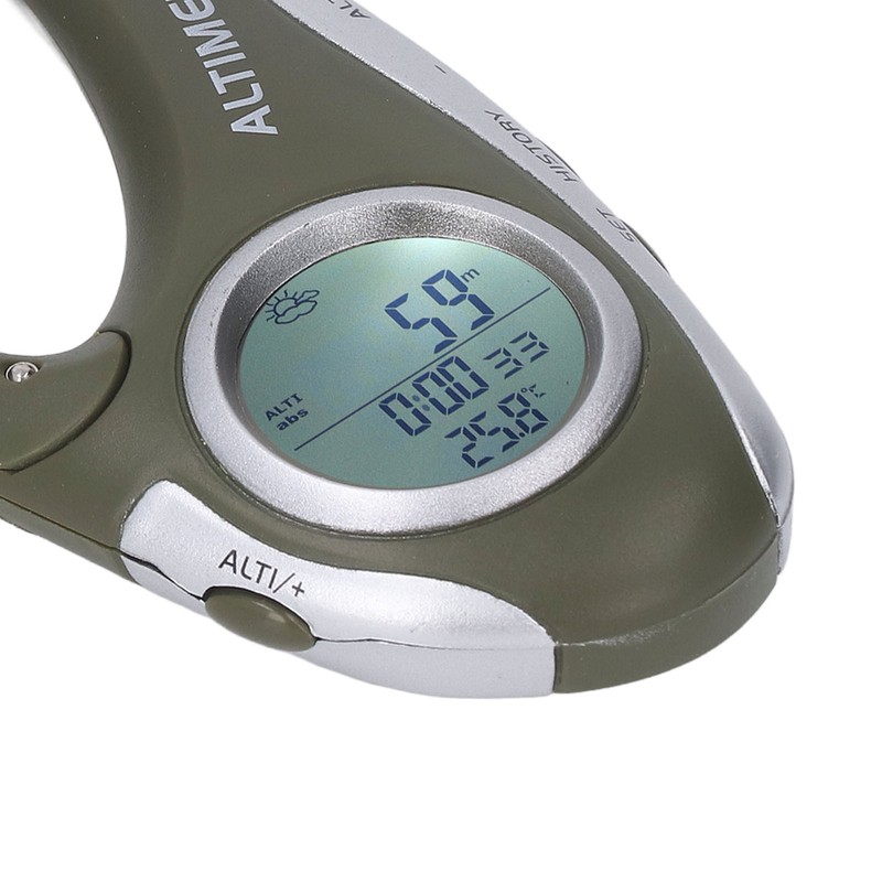 Digital Altimeter Barometer Multifunctional ABS Housing Backlight Altitude Barometer for