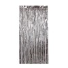 3pcs Metallic Tinsel Foil Fringe Curtain, Shiny Hanging Streamers, Long