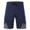 2 In 1 Padded Bike Shorts with Pockets Men Breathable
