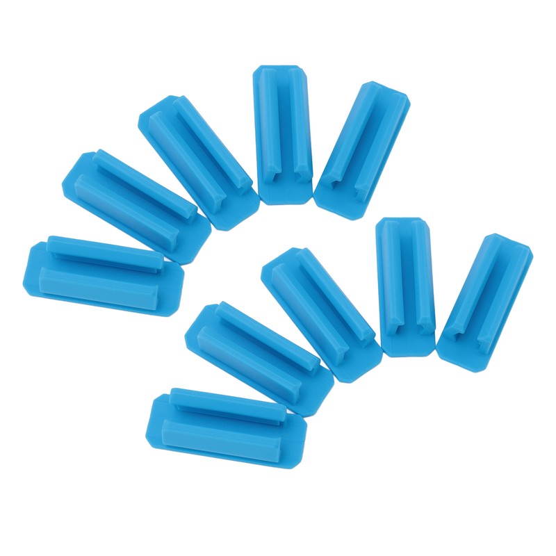 10pcs Adhesive Pen Holder Multipurpose Elastic Flexible Silicone Pencil Holder