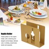 2pcs Stainless Steel Napkin Holder Freestanding Kitchen Restaurant Paper Napkin