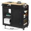 MAHANCRIS Kitchen Island with Power Outlet, Kitchen Storage Island with