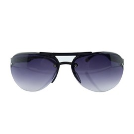 HAND R-07 Sunglasses with Hydrophobic Anti-Reflective Lenses - Width at Temples 136 mm - 100% UV400 protection - Gunmetal and Black Frame with Violet Lenses