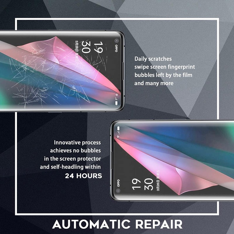 NEWZEROL Pack of 3 Screen Protectors Compatible with OPPO Find