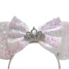 ECOSCO 2 Pcs Mouse Ears Headbands Glitter Sparkly Princess Ears