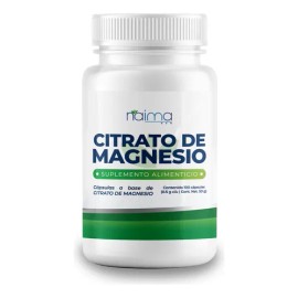 Citrato De Magnesio Nama 100 Cpsulas 500 Mg Alta Absorcin Sin Sabor