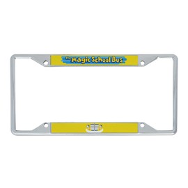 Desert Cactus The Magic School Bus Car Accessories Metal License Plate Frame and Tag Holder for Front or Rear of Car (Style 1)