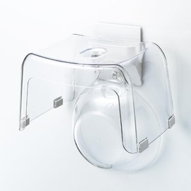 Richell 11021 Bathroom Multi Rack, Hover Magnetic Multi Holder, White, Removable, Hanging, Stylish, Plastic, Wall Mounted, Bath, Hot Water, Hand Towel, Sponge