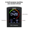 CO2 Detector with Display Screen ABS Battery USB Charging Multi