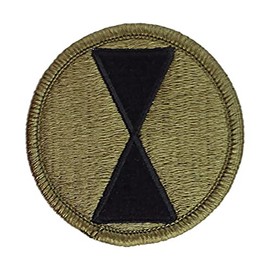 7th Infantry Division OCP Patch (Military Issued)-Veteran Owned Business