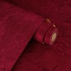 WESTICK Red Velvet Wallpaper Peel and Stick Flocking Fabric Wallpaper