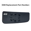 Left Driver Side Heated Lower Mirror Glass Replacement For 2015-2020