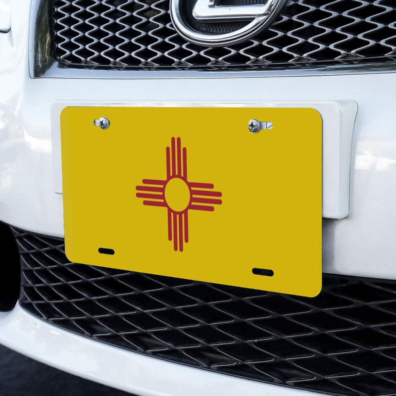 GRAPHICS & MORE New Mexico State Flag Novelty Metal Vanity