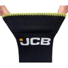 JCB - Mens Black High Vis Boot Socks | 3
