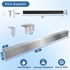 30" Slide-in Range Rear Filler Kit W10113901A with 2pcs Silicone