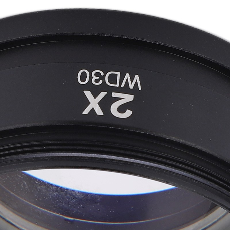 WD30 2X Wide Angle Magnifying Objective Lens Microscope Auxiliary Lens