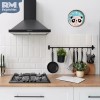 Rm Regalomex Reloj De Pared Análogo Diseño Con Panda Para