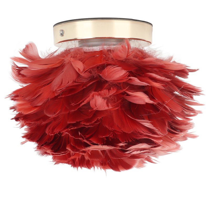 Feather Table Lamp Stepless Dimming USB Charging Touch Control LED