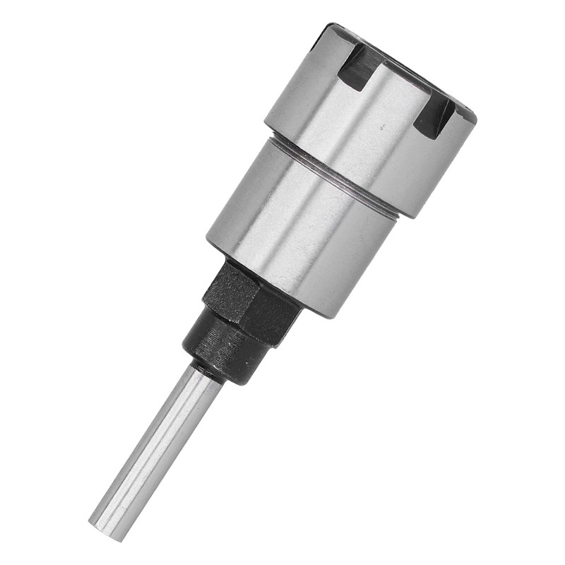Shank Router Bit Collet Extension Lathe Accessory with 1/4in Tool