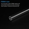 sourcing map Acrylic Pipe Clear Rigid Round Tube 10mm ID