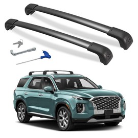 Soruci 300lbs Roof Rack Cross Bars Compatible with Hyundai Palisade 2019-2025 SE/SEL/XRT/Limited/Calligraphy with Lock, Aluminum Cross Bar for Rooftop Cargo Luggage Kayak Canoe Bike Snowboard
