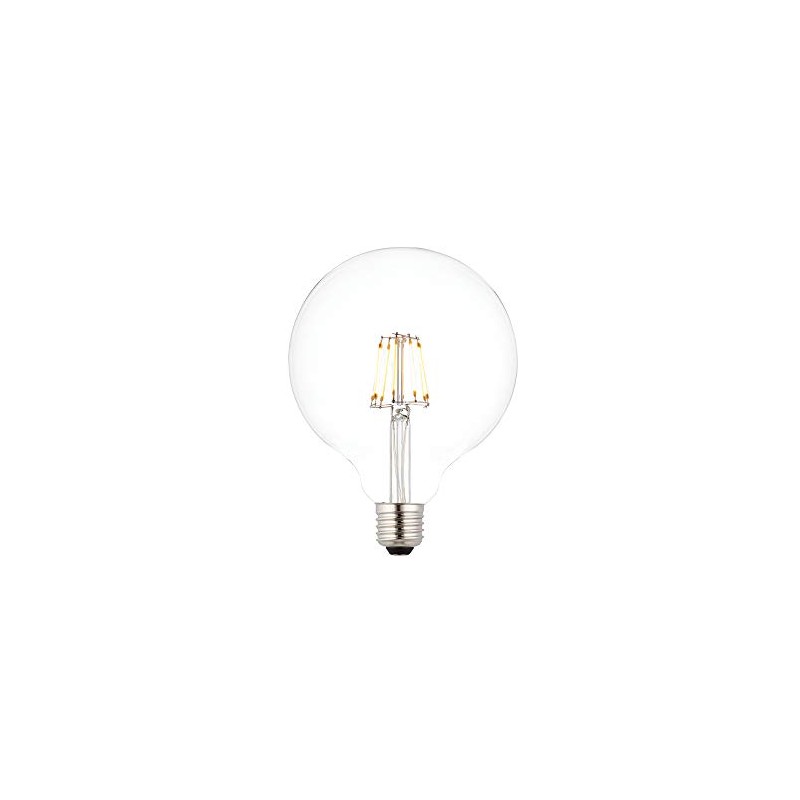 Saxby 76802 E27 LED Filament Globe Dimmable 125mm 6W Warm