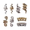 Viking Beard Hair Beads DIY Decorative Hair Braiding Beads for