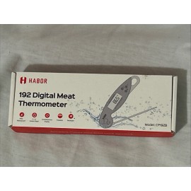 Habor 192 Digital Meat Thermometer Backlit Display Magnetic  2 Sec Instant Read