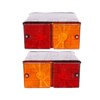 APUK Pair Rear Light Lamp R&L Replacement for Case International