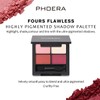PHOERA 4-in-1 Ultimate Shadow Palette – 4 Pigmented Smokey Shades