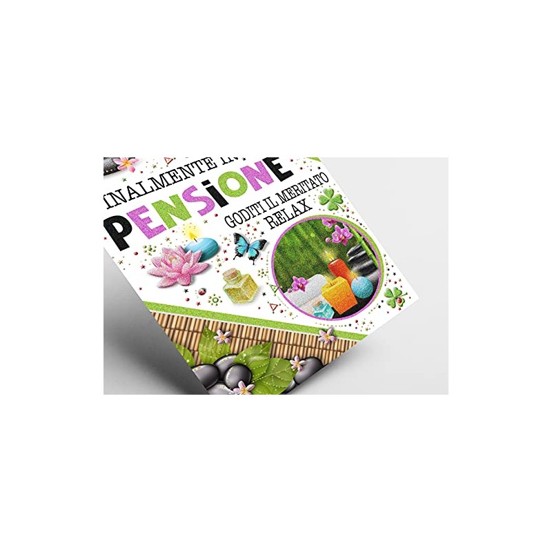 Card "Pensione" printed (relaxation)