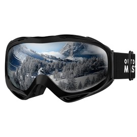 OutdoorMaster OTG Unisex Ski Goggles for Men and Women, Snowboard Goggles Snow Goggles 100% UV Protection Ski Goggles for Glasses Wearers, Anti-Fog Snowboard Goggles Ski Goggles for Boys (VLT10%)