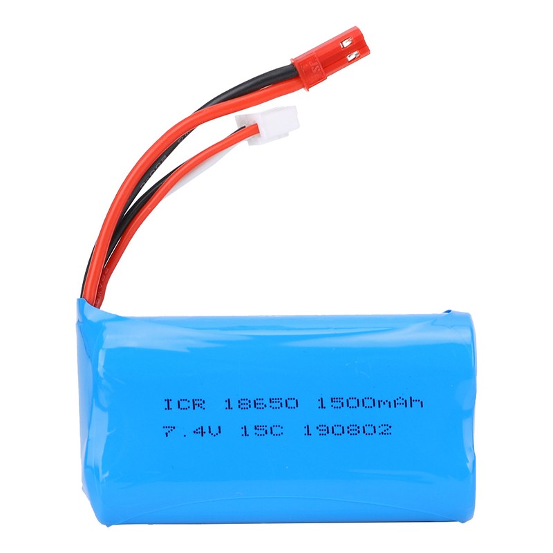 7.4V 1500mAh 18650 15C Rechargeable Lithium Battery RC Aircraft Part